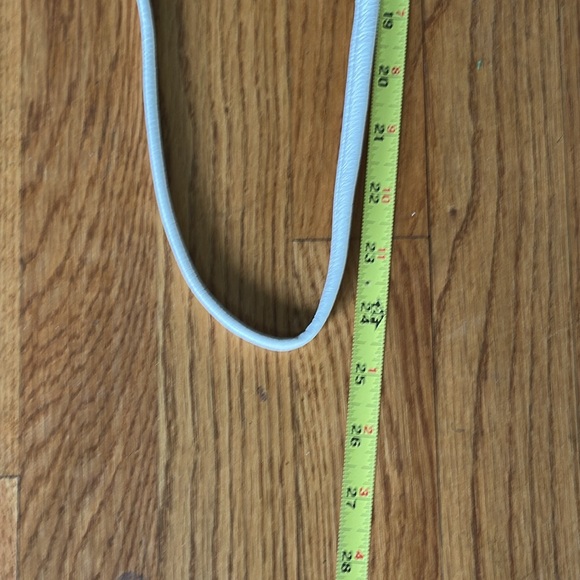 NWT Chico’s Woven leather crossbody bag Alabaster off white - Picture 14 of 15